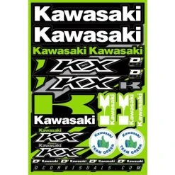 D’Cor Visuals D'COR Visuals Kawasaki KXF Decal Sheet