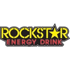 Factory Effex Die-Cut 12x4" Rockstar Text Sticker
