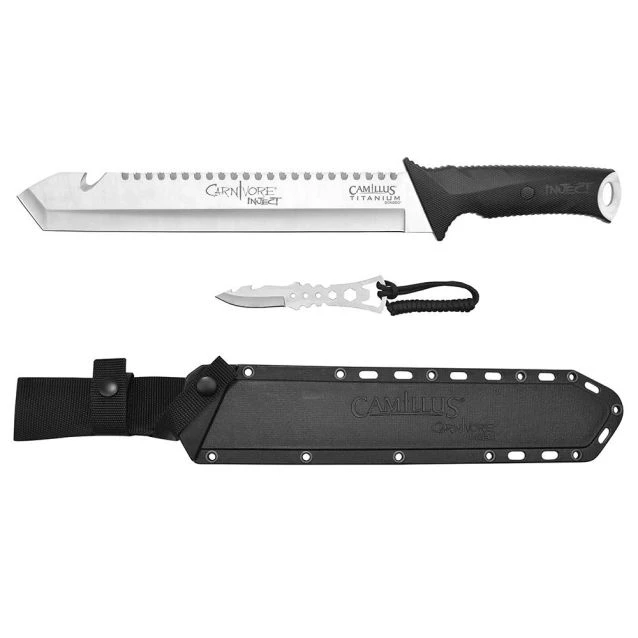 Camillus Carnivore Inject 18" Titanium Bonded Machete 3 Camillus Carnivore Inject 18" Titanium Bonded Machete