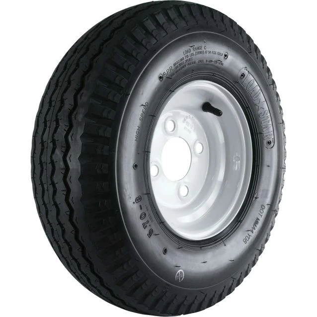 Loadstar Trailer Tire & Rim Kit 570-8, 4 Hole 3 Loadstar Trailer Tire & Rim Kit 570-8, 4 Hole