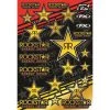 Factory Effex Gold Reflective Rockstar Sticker Sheet