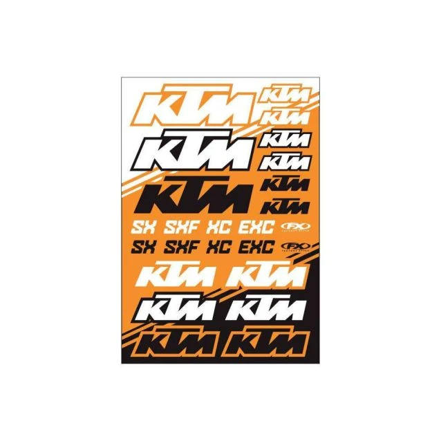 Factory Effex KTM Graphics Kit 3 Factory Effex KTM Graphics Kit