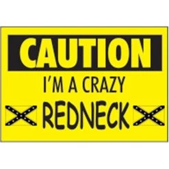 Royal Distributing Sticker Caution I'm Crazy