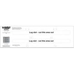 Woody's Studding Template Titan 2 PLY