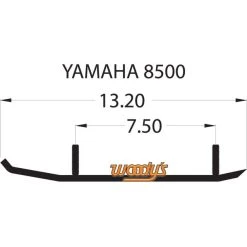 Woody's Extender Lll 4" Carbide Runner