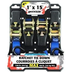Erickson Soft Grip Ratchet Straps