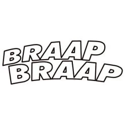 Royal Distributing Sticker Braap Braap