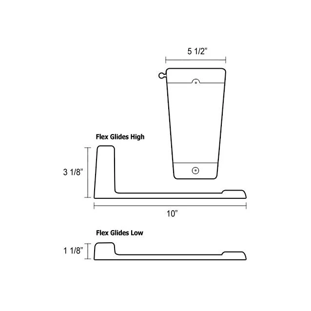 Caliber Flex Glides, 8 Pieces 4 Caliber Flex Glides, 8 Pieces - Image 2