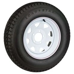 Loadstar Trailer Tire & Rim Kit ST205/75D15, 5 Hole