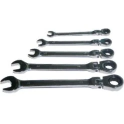 Maxx 5 Piece Ratchet Combo Wrench Set