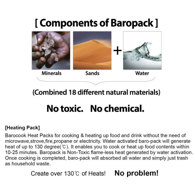 Barocook Baropack Heat Set 20g, 10 Piece 4 Barocook Baropack Heat Set 20g, 10 Piece - Image 2